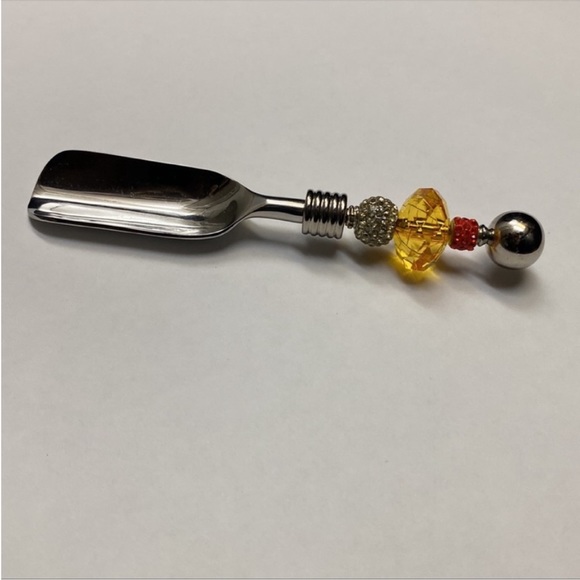 Stainless Steel Beaded Mini Scoop - Picture 3 of 8